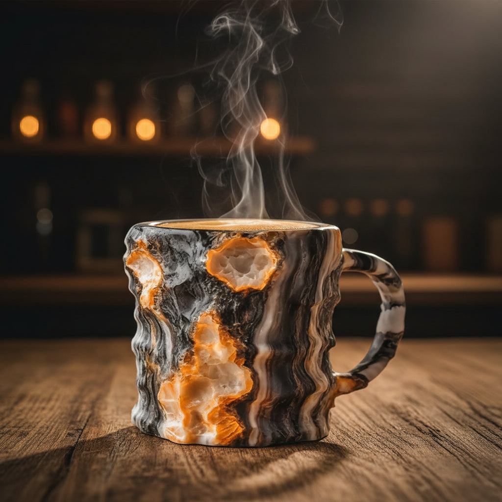Resin Crystal Tea Mug