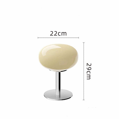 Italian Glass Egg Table Lamp