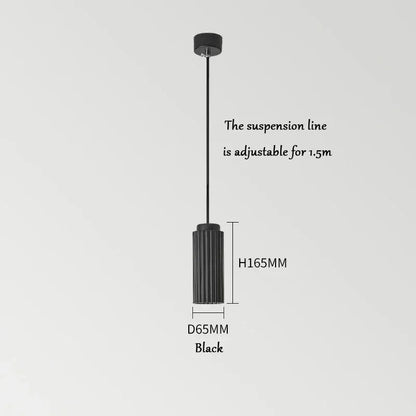 NordicGlow Fluted Pendant Light