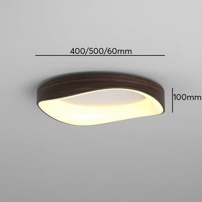 Wood Grain LED Ceiling Light